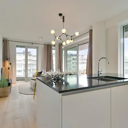 Apartmán Huswell - Bright, Modern With Terrace Near Ostende